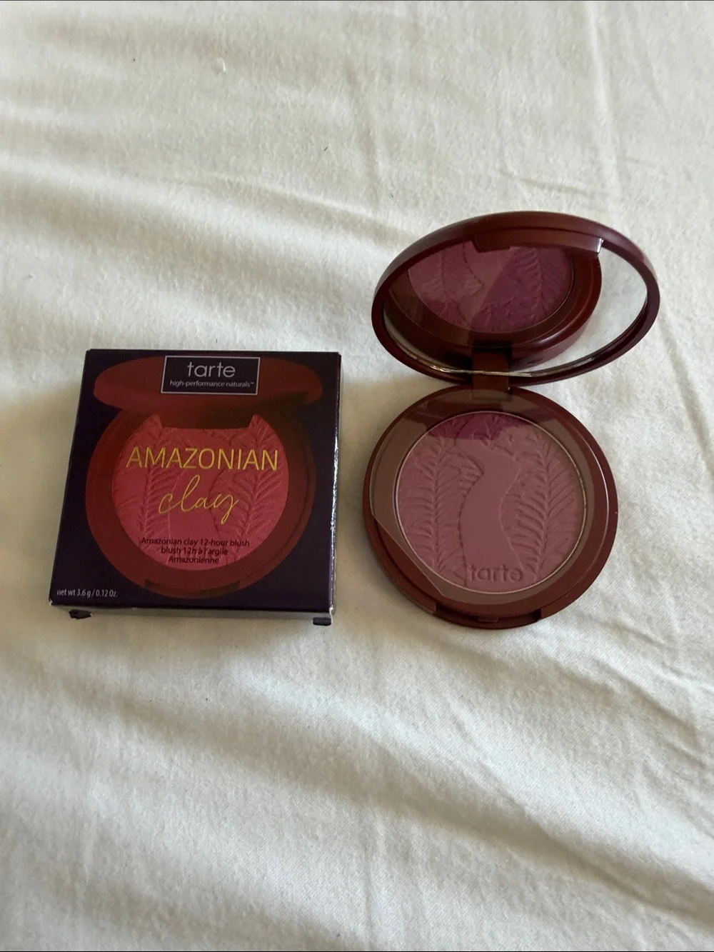 New Tarte Amazonian Clay 12-Hour Blush,  Honeysuckle